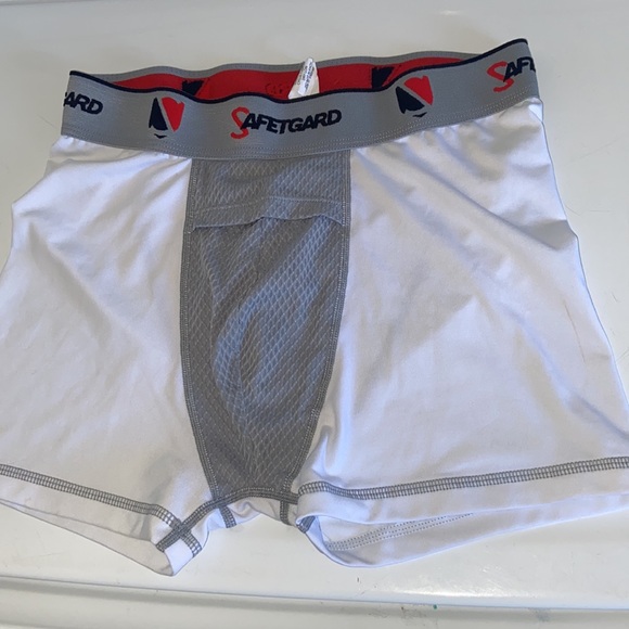 Safetgard Cup Holder Compression Sport Boxer Briefer Men Size M D - Picture 2 of 9